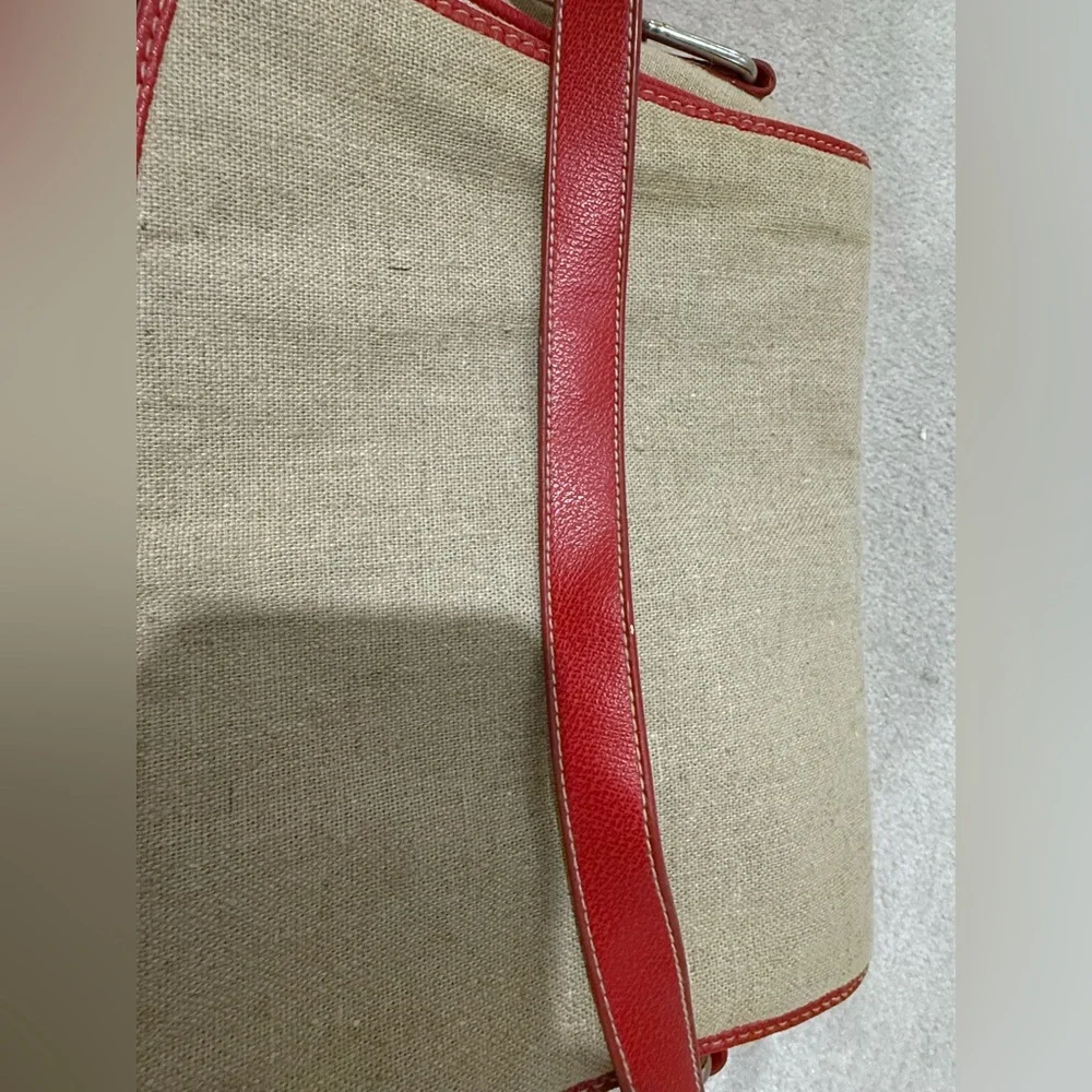 Anne Klein Red and Tan Crossbody Bag - Picture 5 of 9